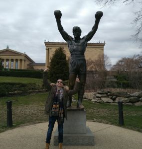 Arts Museum in the city of Philadelphia - Rocky Balboa statue