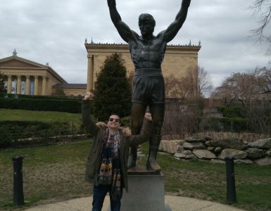 Arts Museum in the city of Philadelphia - Rocky Balboa statue