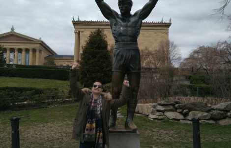 Arts Museum in the city of Philadelphia - Rocky Balboa statue