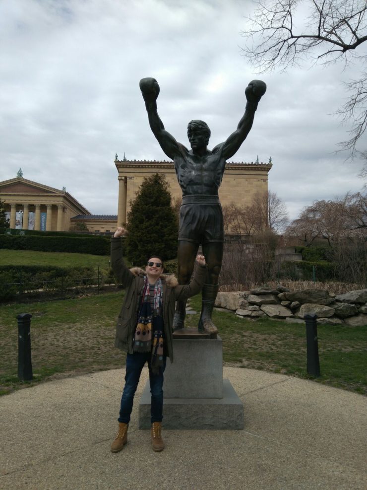 Arts Museum in the city of Philadelphia - Rocky Balboa statue