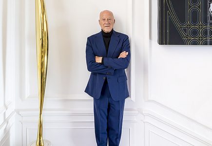 Norman Foster in his Foundation. Picture by José Manuel Ballester