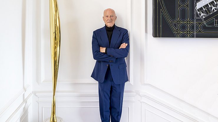 Norman Foster in his Foundation. Picture by José Manuel Ballester