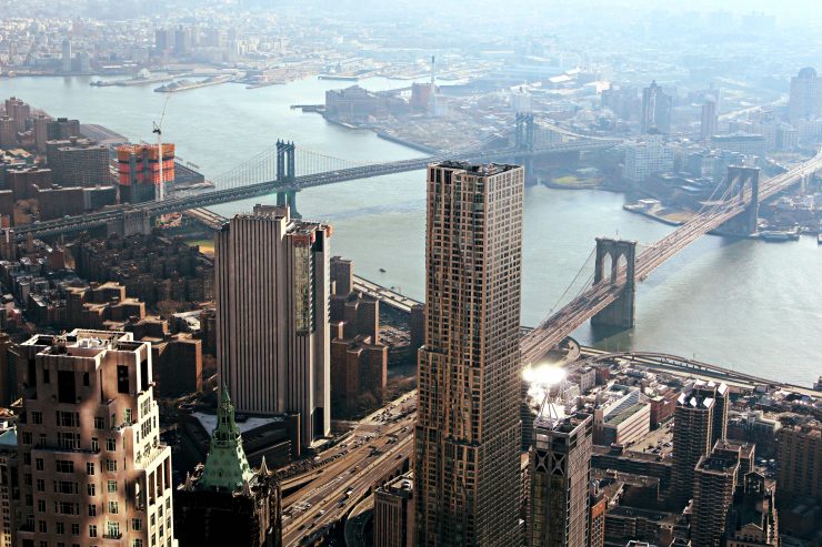 Brooklyn and Manhattan Bridges