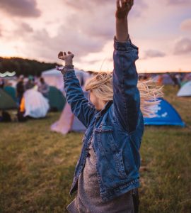 Girl at Summer Stage Festival