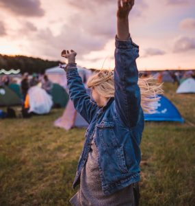 Girl at Summer Stage Festival