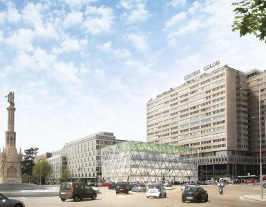 Axis building by Norman Foster in Madrid