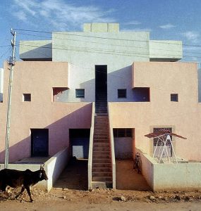 B.V. Doshi, Life Insurance Corporation Housing, Ahmedabad, India, 1973