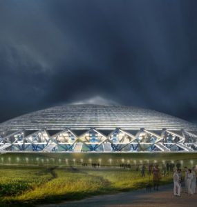 Cosmos Arena Illuminated