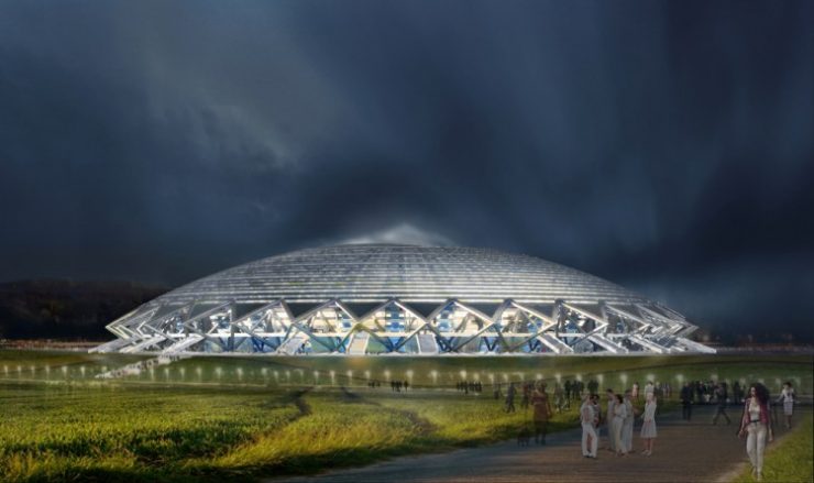 Cosmos Arena Illuminated