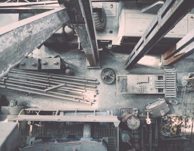 Architecture work place construction