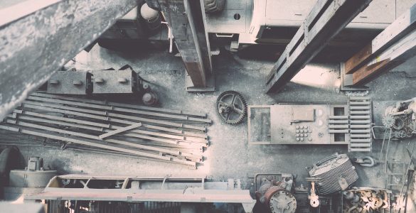 Architecture work place construction