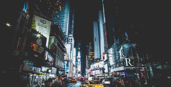 New York city streets according a J1 Visa