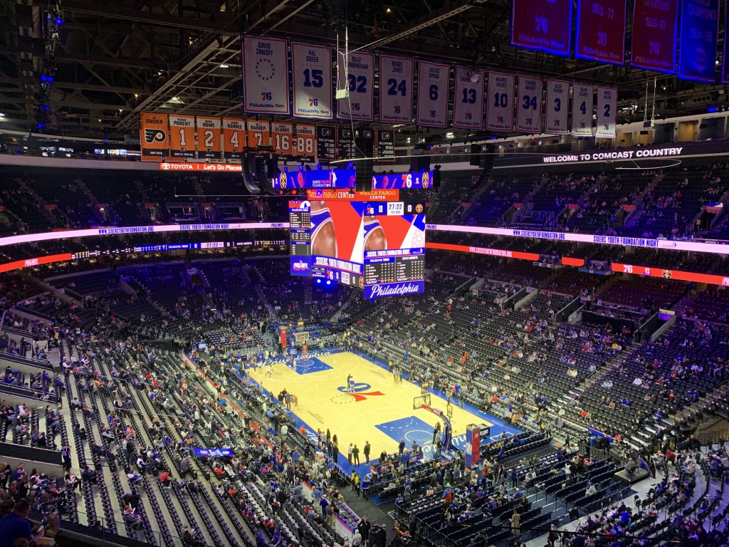 My first Basketball game in Philadelphia. ArchitectUS