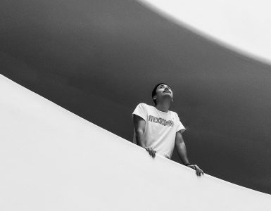 IMAGE OF JEREMY WOOLDRIDGE IN GUGGENHEIM MUSEUM NEW YORK CITY