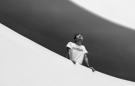 IMAGE OF JEREMY WOOLDRIDGE IN GUGGENHEIM MUSEUM NEW YORK CITY