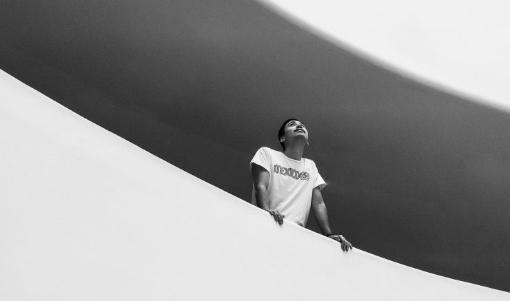 IMAGE OF JEREMY WOOLDRIDGE IN GUGGENHEIM MUSEUM NEW YORK CITY