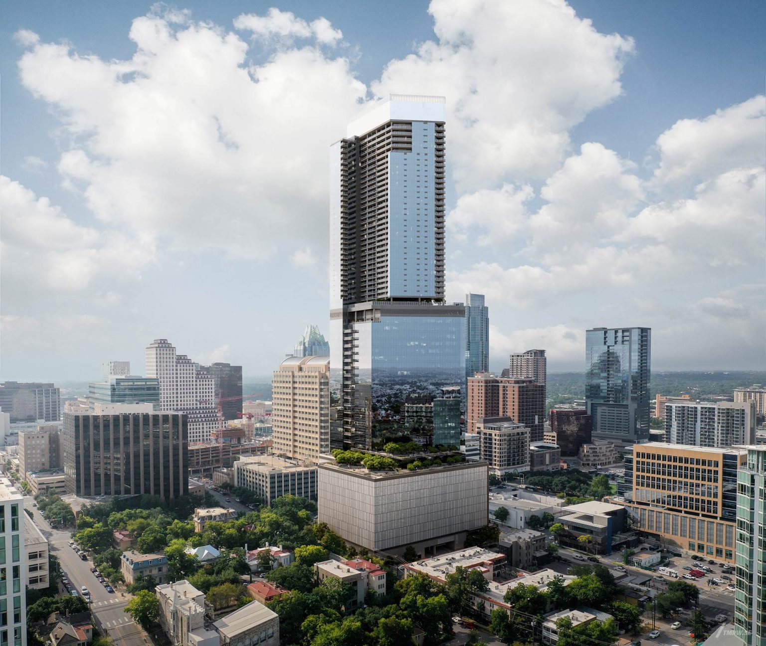 Austin's tallest skyscraper has been completed. - Architect-US