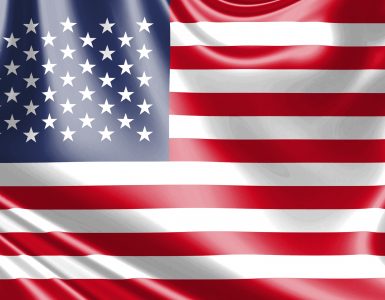 show the flag of the USA
